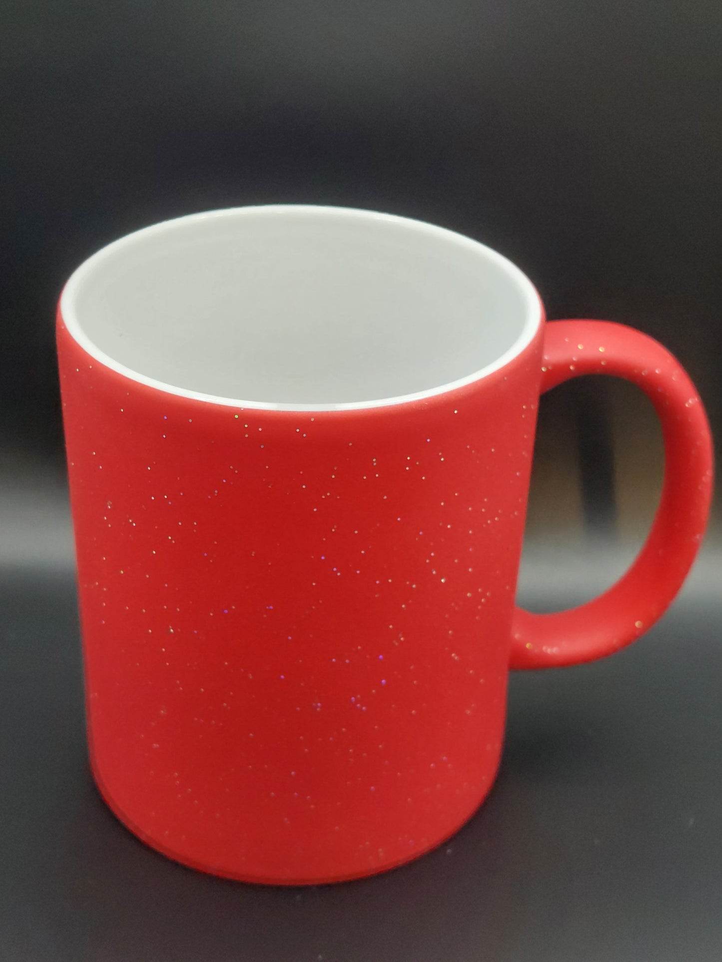 Glitzer Farbwechseltasse mit Wunschmotiv